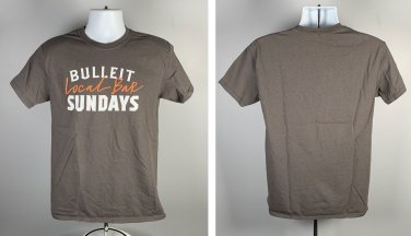 Bulleit Bourbon Local Bar Sundays T Shirt Mens Medium