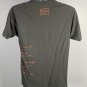 Bulleit Bourbon Story in Cursive Writing T Shirt Mens Large
