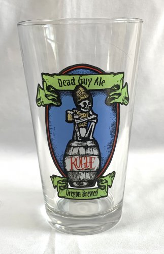 Dead Guy Ale Rogue Brewery Oregon Beer Pint Glass 14 oz