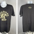 Boulevard Brewing Co Beer Kansas City T Shirt Mens XL Polyester Cotton Gray