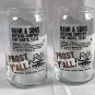 2 Rahr & Sons Brewing Co Pride of Texas Pale Ale Beer Barrel Glasses Prost Y'All
