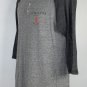 Pendleton Whisky Let'er Buck Henley Shirt Womens Large Gray Poly Cotton Blend