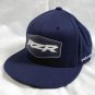 Polaris RZR Snapback Baseball Hat Mens Blue Flexfit Acrylic Wool Spandex