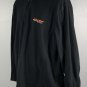 BNSF Burlington Northern Santa Fe Railway Fleece 1/4 Zip Jacket XL Black Poly