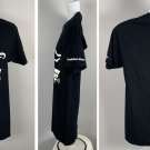 Godfather's Pizza T Shirt Mens Medium Black Cotton