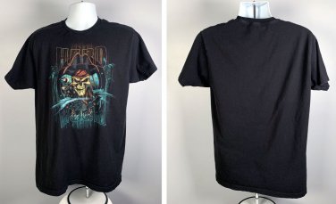 Hard Rock Cafe Key West Florida T Shirt Mens Large Skeleton Pirate Logo
