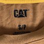 CAT Caterpillar Diesel Powered Built to Last T Shirt  Mens Small Brown Camo Logo