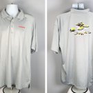 Claas Polo Shirt Mens 2XL Gray Polyester Farm Agricultural Equipment Germany