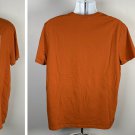 Jeep Wilderness Mountain Logo T Shirt Womens XL Cotton Poly Blend Orange