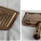 Vintage Metal Copper Dust Pan JV Reed Louisville USA Tarnished
