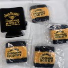 Jack Daniels Tennessee Honey Whiskey Bottle Can Koozie & 4 Wrist Sweat Bands