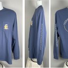 Vineyard Vines Pawty Animal Dog Logo Long Sleeve Pocket T Shirt Mens Large