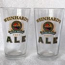 2 Weinhards Blue Boar Ale Pint Glasses The Original Accept No Other