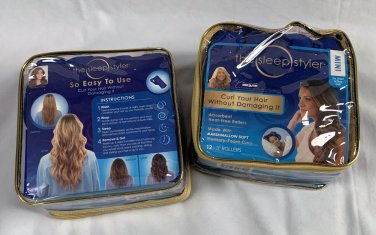 The Sleep Styler Heat-Free Hair Rollers 2 Packs Mini 24 - 3" rollers