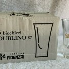 6 New Goldschlager Shot Glasses 2 oz Shooter Gold Logo Bicchieri Dublino 57