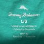 Tommy Bahama Summertime Brews Beer Palm Trees T Shirt Mens Large Green UPF 30