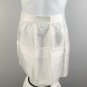 Womens Handmade Nylon Kitchen Apron Half Waist White Pockets