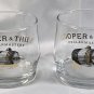 2 New Cooper & Thief Cellar Masters Wine Glasses 10 OZ Gold Barrel Logo