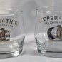 2 New Cooper & Thief Cellar Masters Wine Glasses 10 OZ Gold Barrel Logo