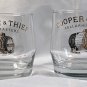 2 New Cooper & Thief Cellar Masters Wine Glasses 10 OZ Gold Barrel Logo