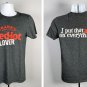 Frank's Red Hot Lover I Put That on Everything T Shirt Mens Small Cotton Poly