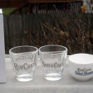 2 Rum Chata Cereal Shooter Bowl Shooters & 2 Shot A Chata Divided Shot Glasses