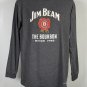 Jim Beam Bourbon Whiskey The Next Round ESPN Long Sleeve T Shirt Mens Large