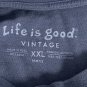 Life is Good Every Bite You take I'll Be watching You Dog Logo T shirt Mens XXL