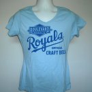 Boulevard Brewing Co Royals Official Craft Beer V Neck t shirt Womens Small Boulevard Brewing Co Royals Official Craft Beer V Neck t shirt Womens Small