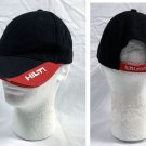 Hilti Power Tools embroidered Baseball Hat Mens Black Red Cotton Adjustable