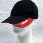 Hilti Power Tools embroidered Baseball Hat Mens Black Red Cotton Adjustable