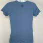 Life is Good Every Body Wash Your Hands Crusher T Shirt Womens Medium Blue