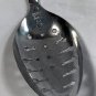 Ekco Slotted Chromium Plated Spoon Stainless Steel 12" White Plastic Handle
