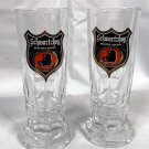 2 Schwartzhog Krauter Liqueur Shooter Shot Glasses Shoot the Hog  1.5 oz