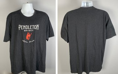 Pendleton Whisky Let'er Buck T Shirt Mens XXL Cotton Polyester Blend
