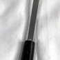 Ekco Chromium Plated Fork Stainless Steel 11" Black Plastic Handle USA