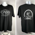 Cabo Wabo Tequila La Mesa Mexican Restaurant T Shirt Mens XL Cotton Black 50/50