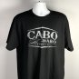 Cabo Wabo Tequila La Mesa Mexican Restaurant T Shirt Mens XL Cotton Black 50/50