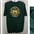 Belching Beaver Brewery Mosaic Double IPA Beer T Shirt Mens XXL Green