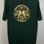 Belching Beaver Brewery Mosaic Double IPA Beer T Shirt Mens XXL Green