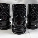 3 New Kraken Black Spiced Rum Plastic Tiki Mugs Black Octopus Party