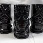 3 New Kraken Black Spiced Rum Plastic Tiki Mugs Black Octopus Party