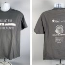 Union Pacific Railroad Building America Hauling Healthy Hearts T Shirt Mens XL