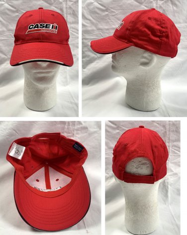 Case IH Agriculture Embroidered Baseball Hat Mens Farming Red