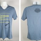 Cruzan Rum St Croix T Shirt Mens Large Blue Cotton
