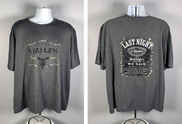 Morgan Wallen Las Night  We Let the Liquor Talk T Shirt Mens 3XL Polyester