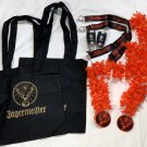 8 New Jagermeister Lot Shot Glasses Lanyard Luau Leis Tote Bags Swag
