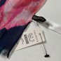 NWT Talbots Pink Blue Coral Reefs Modal Scarf Wrap 28" x 74"