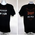 Jagermeister Power to the Pour Jager to the People T Shirt Mens XL