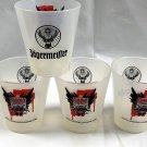 4 New Jagermeister Dana Creech 52 Racing Platic Shot Glasses 1 oz